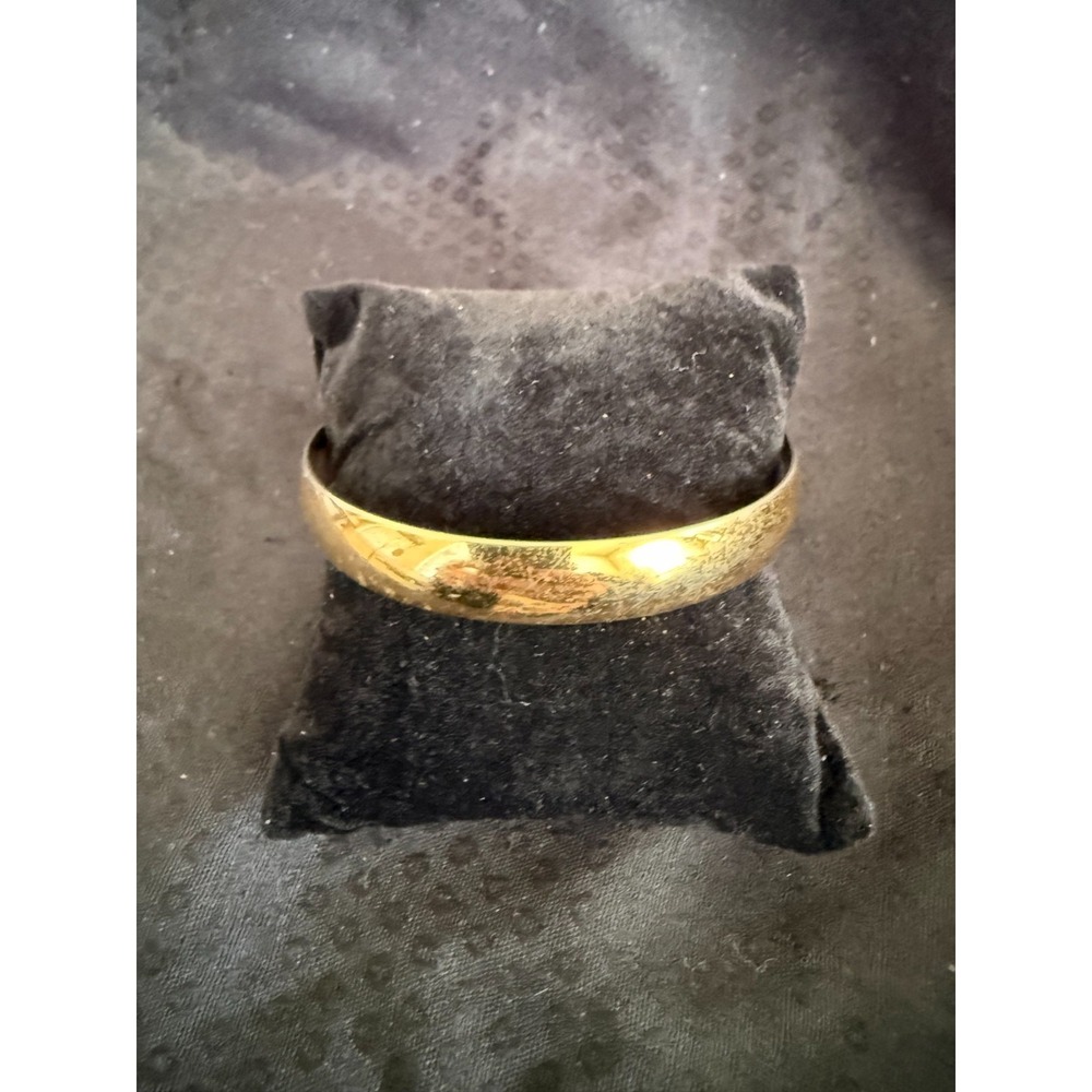 Monet Vintage Gold Plated Bangle Bracelet
